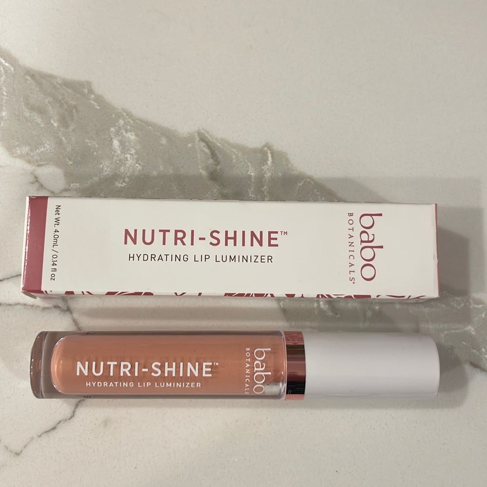 🌸5/$25🌸 Babo Botanicals nutri-shine hydrating lip luminizer in nude pearl